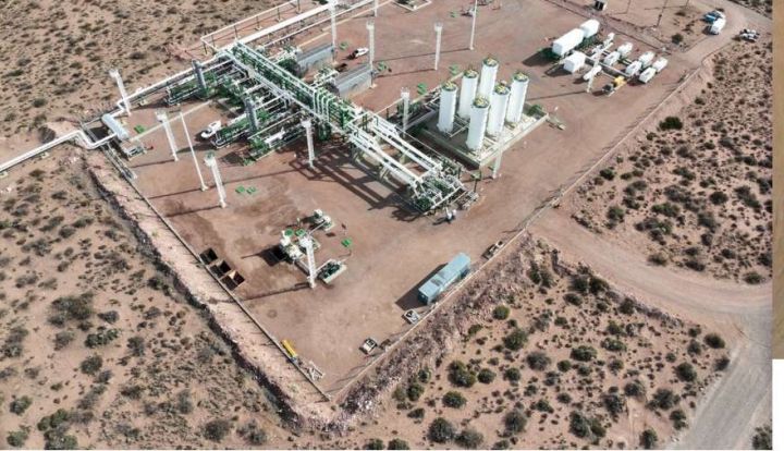Vista aérea de planta de tratamiento — NQN Survey